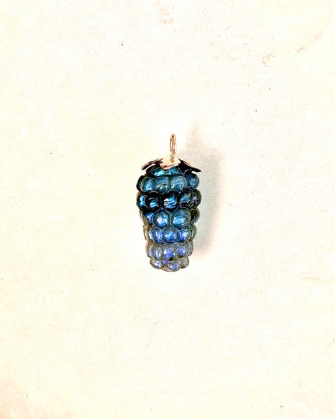 Labradorite Grape Charm