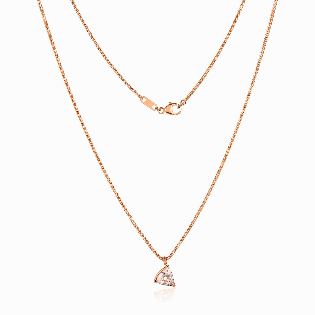 π Necklace in Rose Gold
