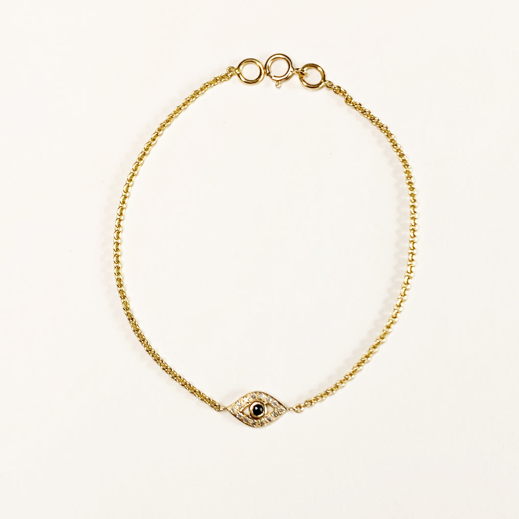 Evil eye charm bracelet