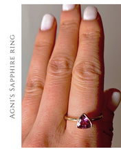 Load image into Gallery viewer, Agni&#39;s Sapphire Ring
